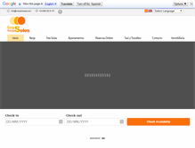 Tablet Screenshot of hostal3soles.com